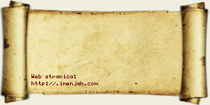 Cane Smiljanić vizit kartica